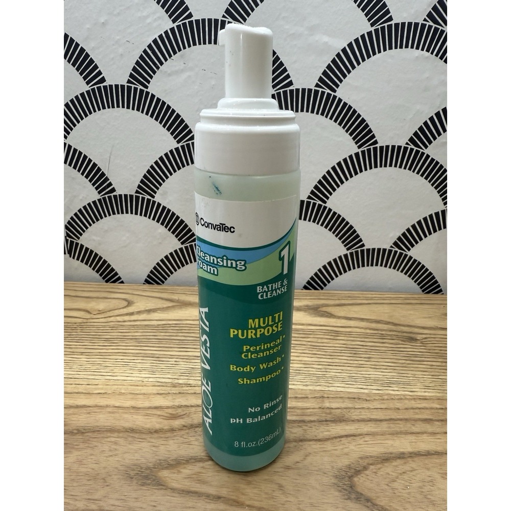 Aloe Vesta Cleansing Foam Perineal Cleanser No Rinse‎ pH Balanced 8oz READ